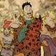 Detail of The Flintstones #6 cover (Art: Bill Sienkiewicz)